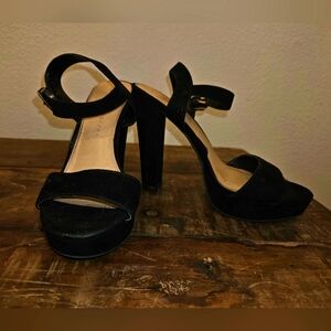 LC Lauren Conran brand. Size 8 or 39. Black suede high heels